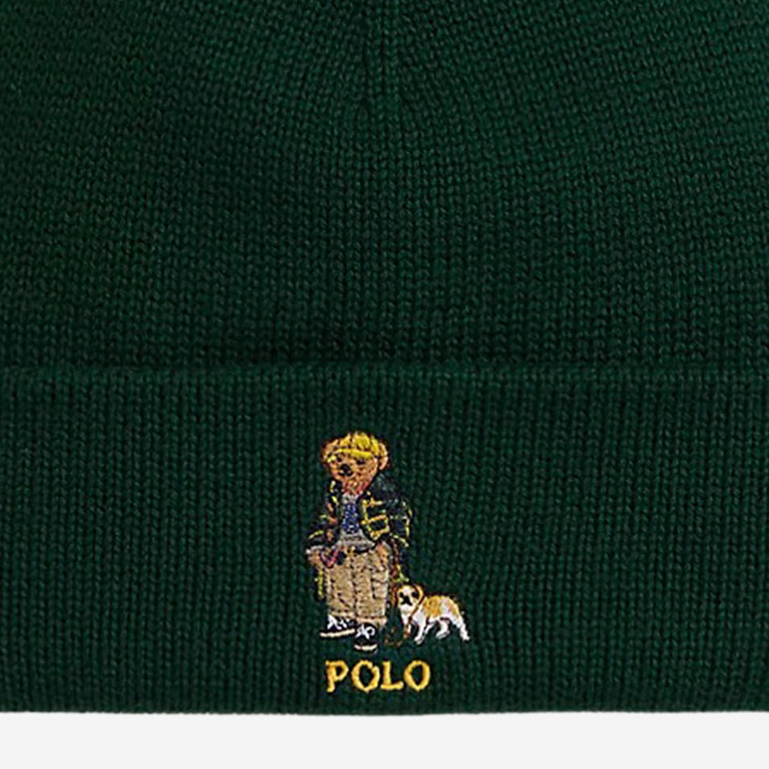 BEANIE IN COTONE CON POLO BEAR 323980658 001 POLO RALPH LAUREN KIDS 