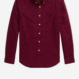 CAMICIA IN COTONE CON MOTIVO A QUADRI 323980977 001 POLO RALPH LAUREN KIDS 