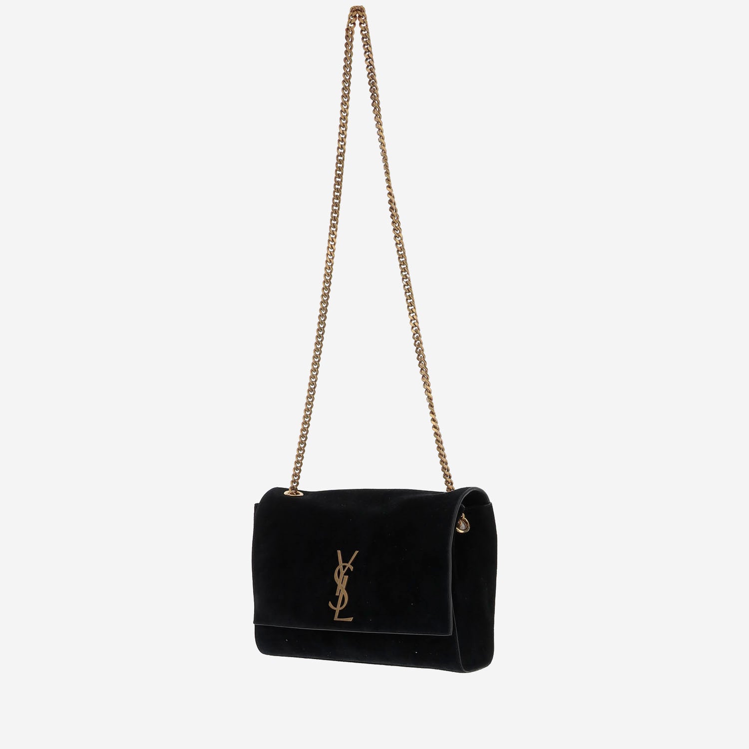 BORSA KATE MEDIA REVERSIBILE IN SUÈDE 553804 0UD7W1000 SAINT LAURENT 