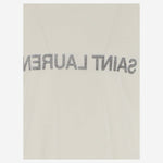 T-SHIRT IN COTONE CON LOGO 663278 Y37AW9744 SAINT LAURENT 