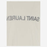 T-SHIRT IN COTONE CON LOGO 663278 Y37AW9744 SAINT LAURENT 