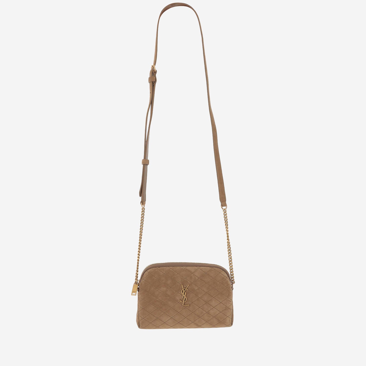 POCHETTE GABY IN PELLE SCAMOSCIATA 733667 1U8073194 SAINT LAURENT 