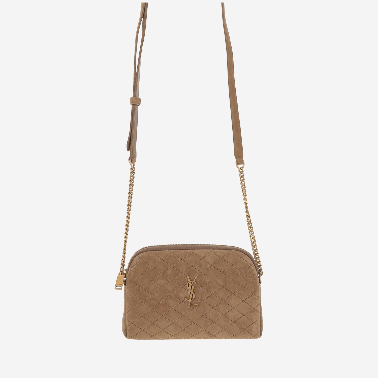 POCHETTE GABY IN PELLE SCAMOSCIATA 733667 1U8073194 SAINT LAURENT 
