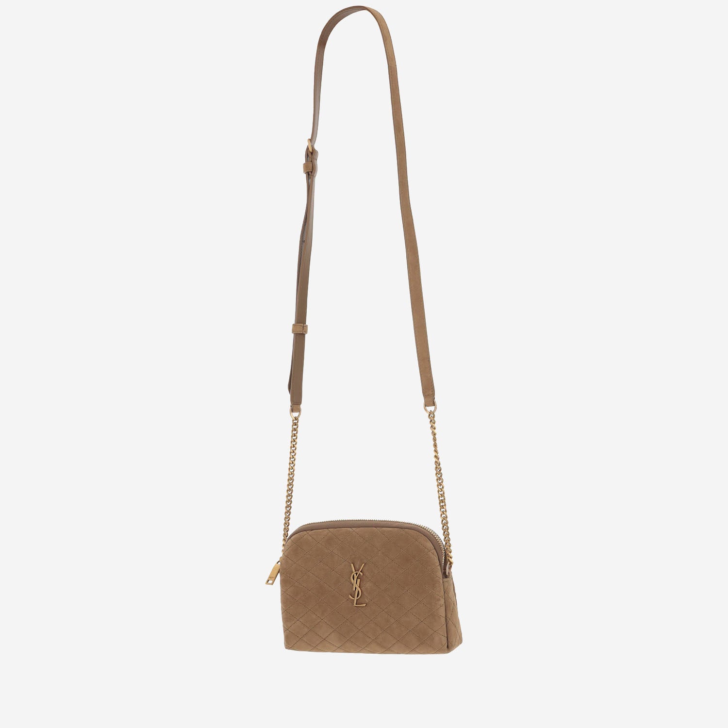 POCHETTE GABY IN PELLE SCAMOSCIATA 733667 1U8073194 SAINT LAURENT 