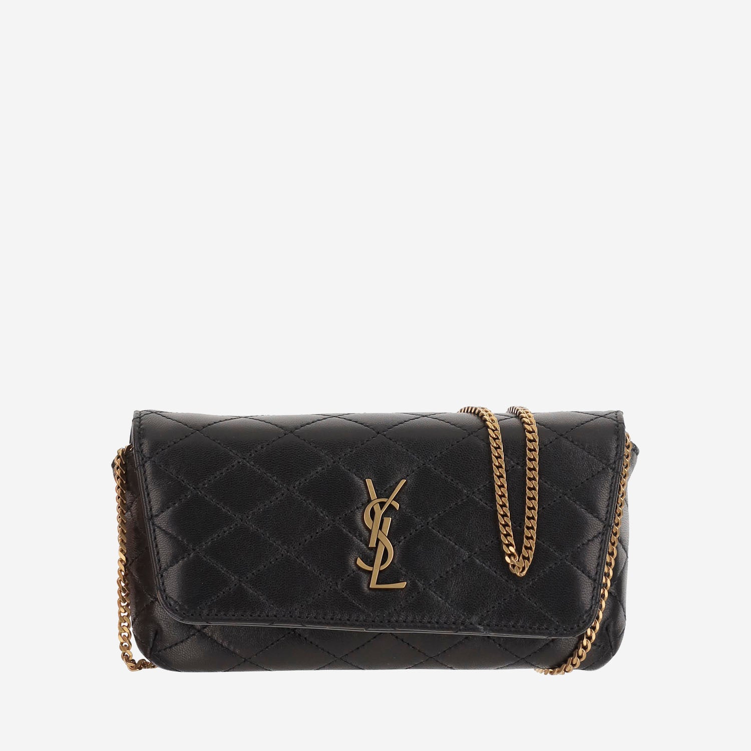 BORSA GABY TRAPUNTATA IN PELLE 754051 1EL071000 SAINT LAURENT 