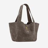 BORSA LE 5 À 7 BEA IN SUEDE 763435 008IW1997 SAINT LAURENT 