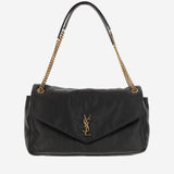 BORSA CALYPSO LARGE IN PELLE DI AGNELLO 777399 AACYT1000 SAINT LAURENT 