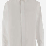 CAMICIA CASSANDRE IN POPELINE DI COTONE 826821 Y217W9000 SAINT LAURENT 