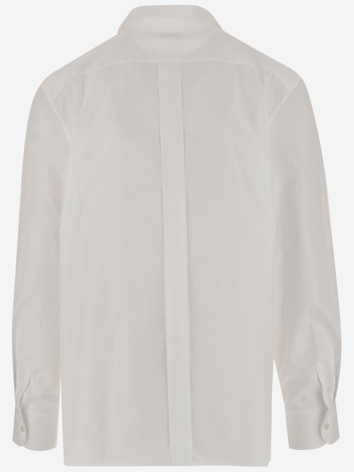 CAMICIA CASSANDRE IN POPELINE DI COTONE 826821 Y217W9000 SAINT LAURENT 