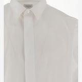 CAMICIA CASSANDRE IN POPELINE DI COTONE 826821 Y217W9000 SAINT LAURENT 