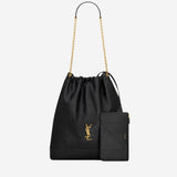 BORSA POCHON JAMIE GRANDE IN PELLE 828350 AAB321000 SAINT LAURENT 