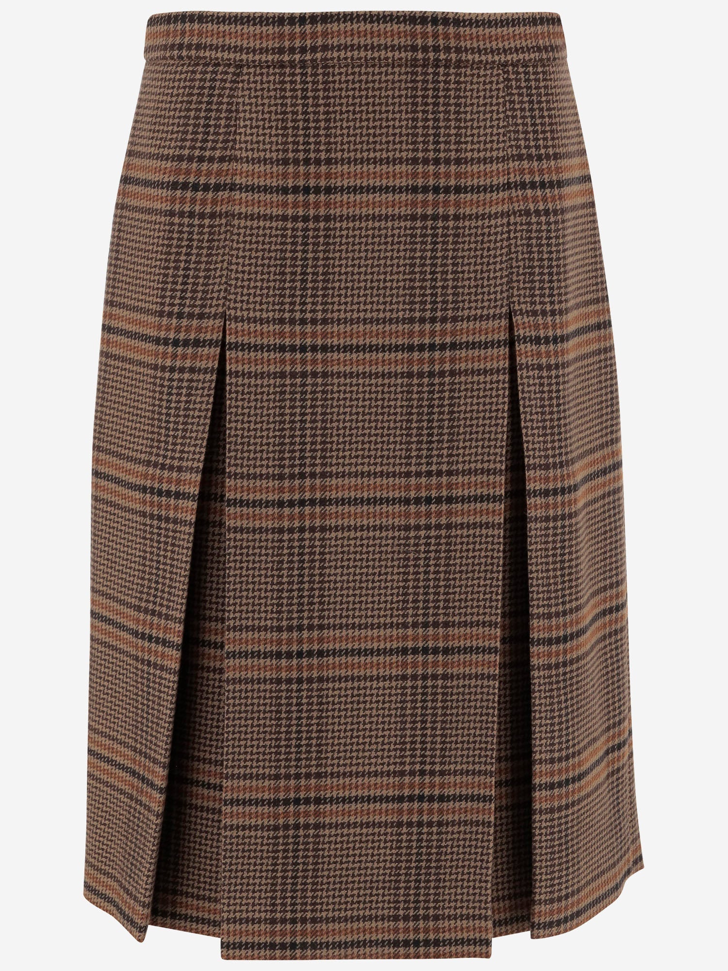 GONNA MIDI IN LANA PRINCIPE DI GALLES 831068 Y9I702849 SAINT LAURENT 