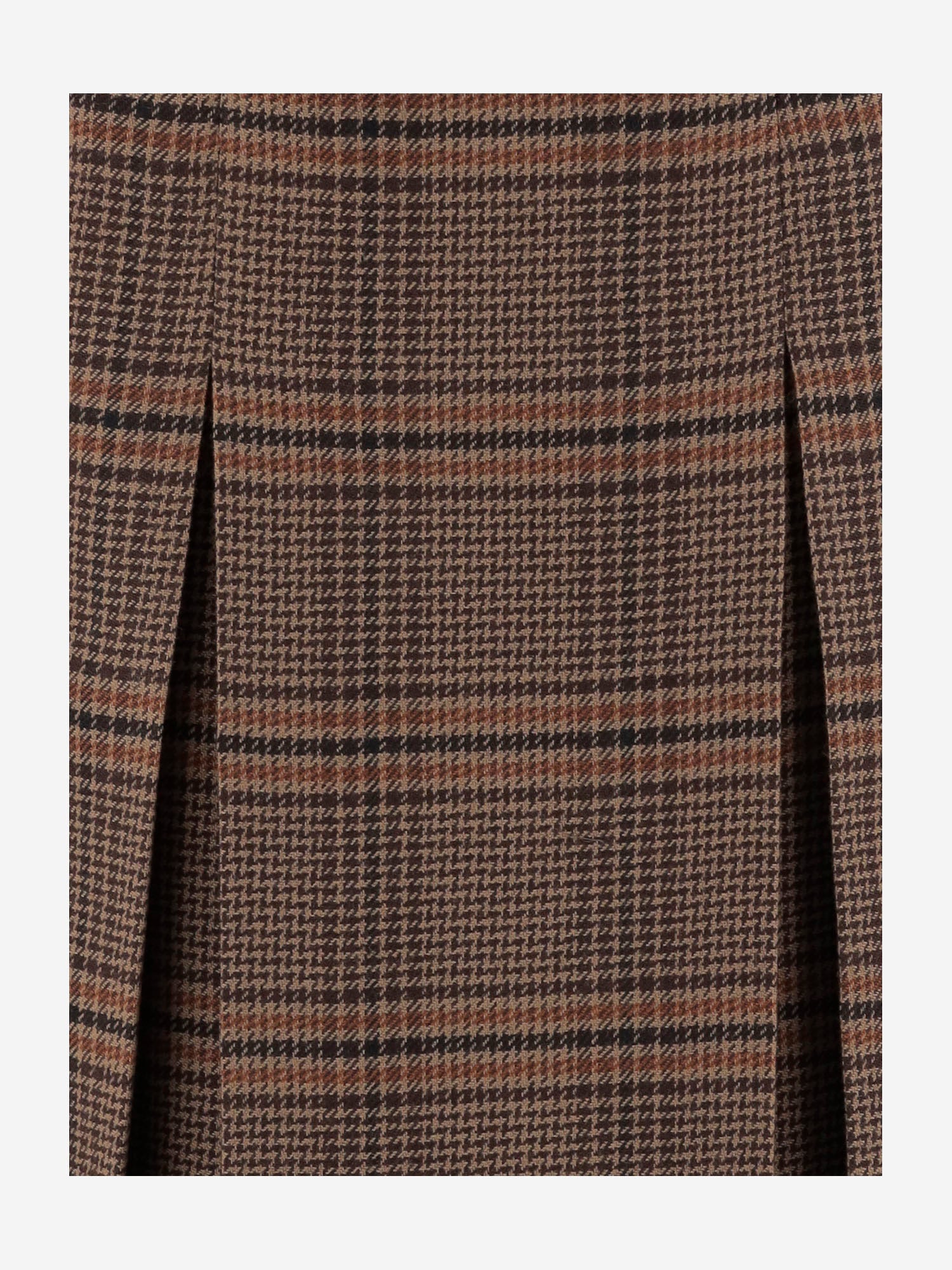 GONNA MIDI IN LANA PRINCIPE DI GALLES 831068 Y9I702849 SAINT LAURENT 