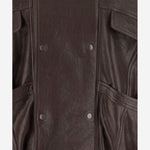 Bomber in pelle a palloncino 836513 YCNF22509 SAINT LAURENT 