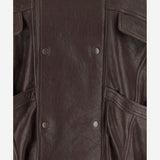 Bomber in pelle a palloncino 836513 YCNF22509 SAINT LAURENT 