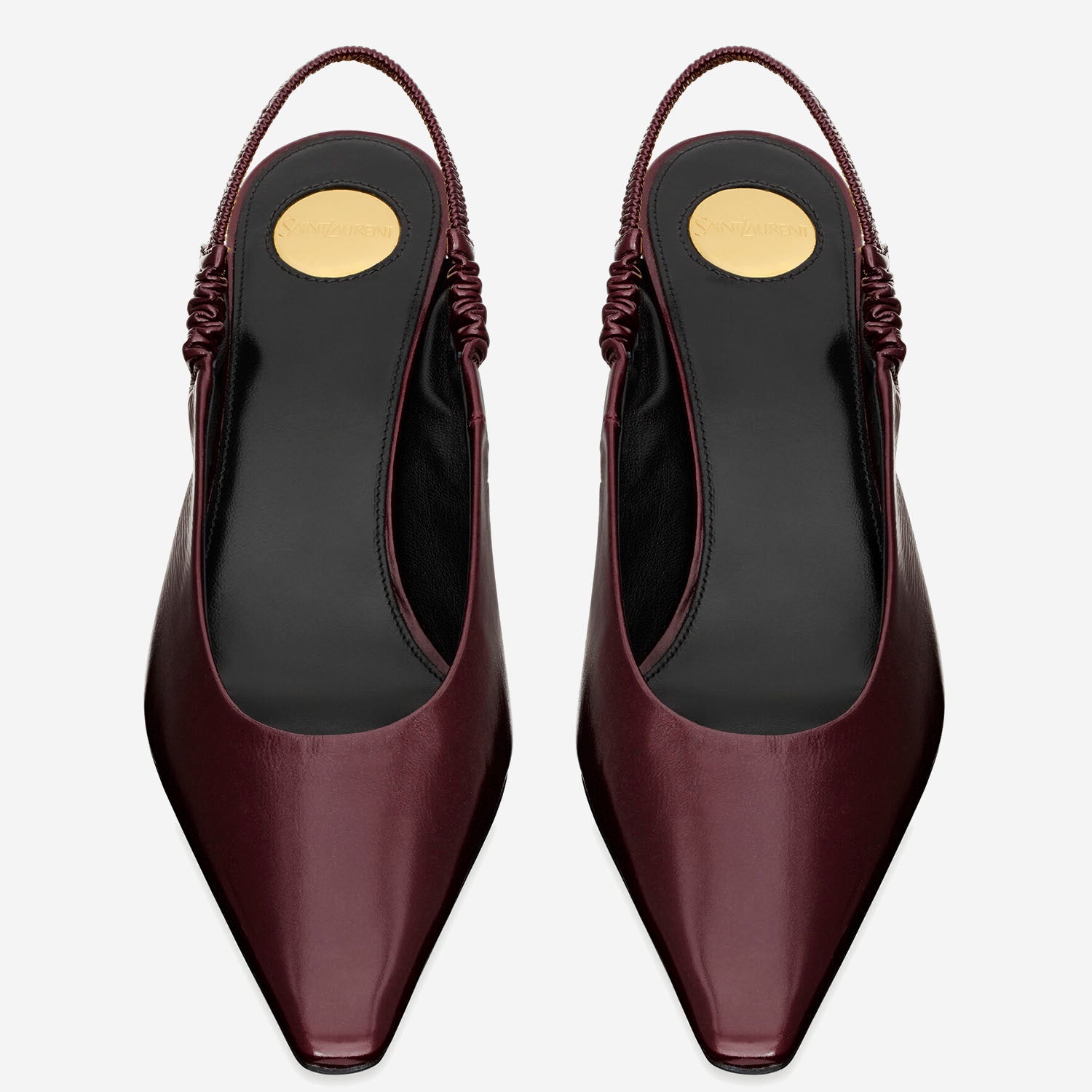 DÉCOLLETÉ ANNE-MARIE IN PELLE 841183 AAEHI6629 SAINT LAURENT 