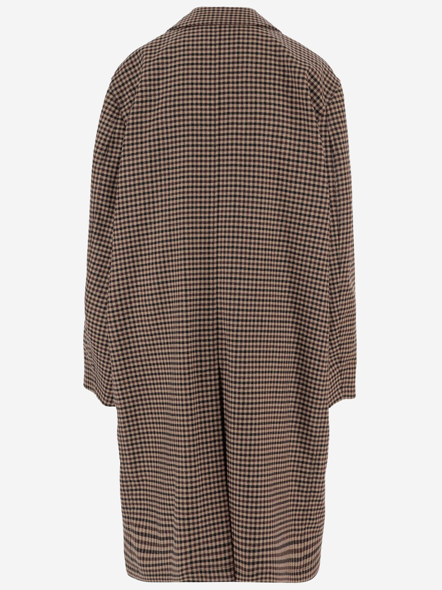 CAPPOTTO IN VICHY A QUADRI 842883 YZ9CF9773 SAINT LAURENT 
