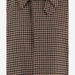 CAPPOTTO IN VICHY A QUADRI 842883 YZ9CF9773 SAINT LAURENT 
