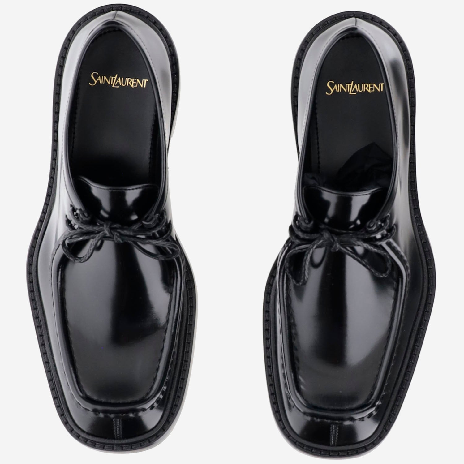 MOCASSINI HARVEY IN PELLE LUCIDA 845067 AAEHH1000 SAINT LAURENT 