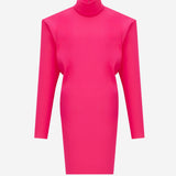 ABITO BOXY IN MISTO SETA STRETCH 849606 Y6I855244 SAINT LAURENT 