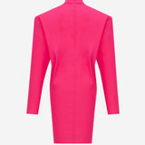 ABITO BOXY IN MISTO SETA STRETCH 849606 Y6I855244 SAINT LAURENT 