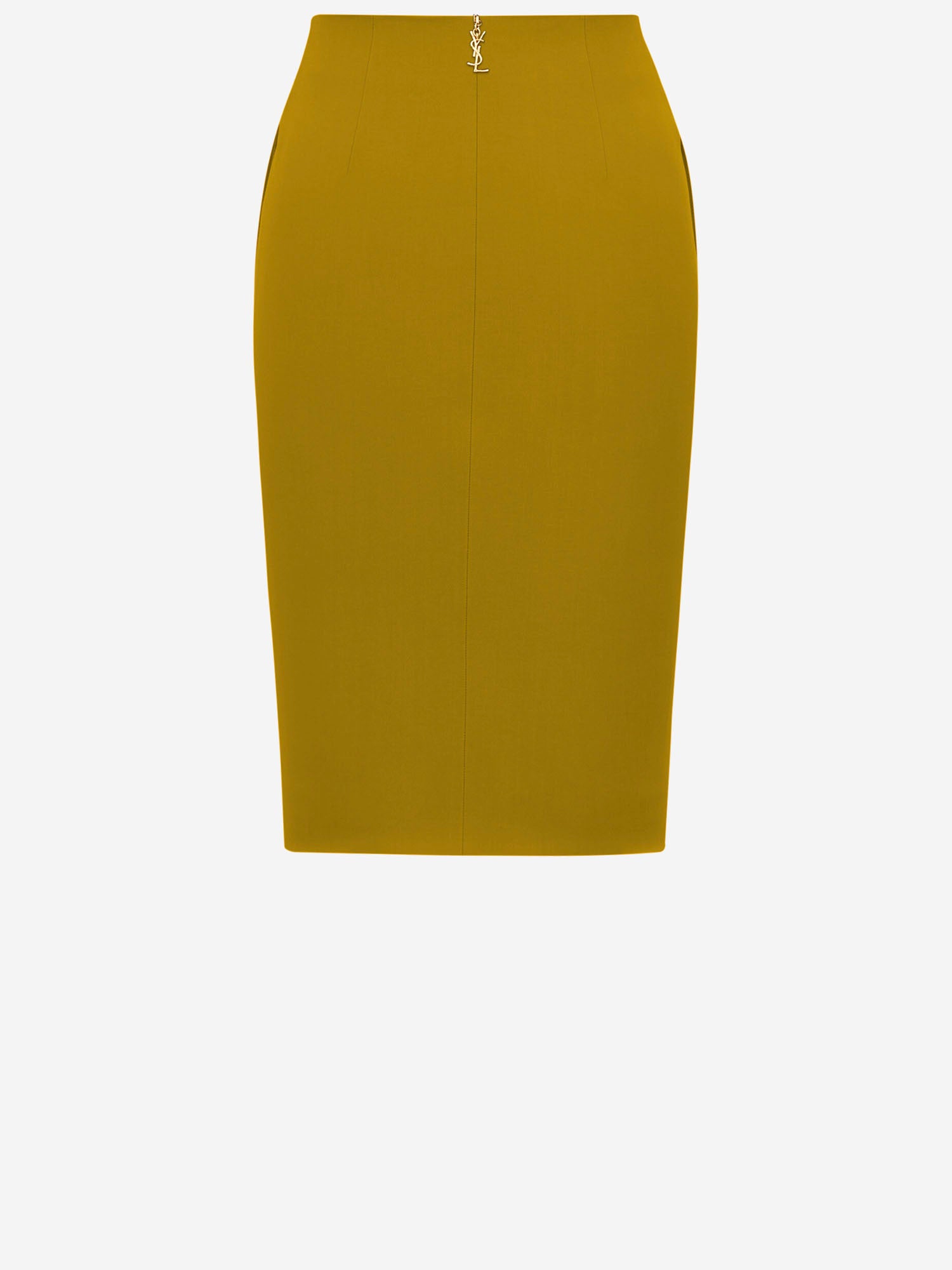 GONNA A MATITA IN SATIN 852654 Y5J193657 SAINT LAURENT 