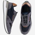 Sneakers in pelle 02A130 002DARKRAINNAVYE013NATURALE SALVATORE FERRAGAMO 