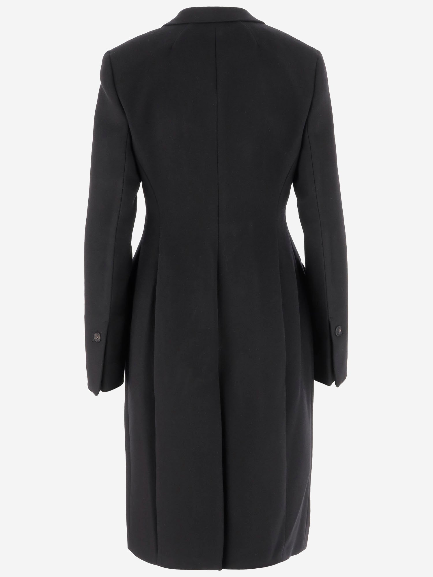 CAPPOTTO MONOPETTO SAGOMATO IN LANA E CASHMERE 13H452 003NERONERO SALVATORE FERRAGAMO 