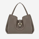 BORSA A SPALLA IN PELLE 219804 001NERO SALVATORE FERRAGAMO 
