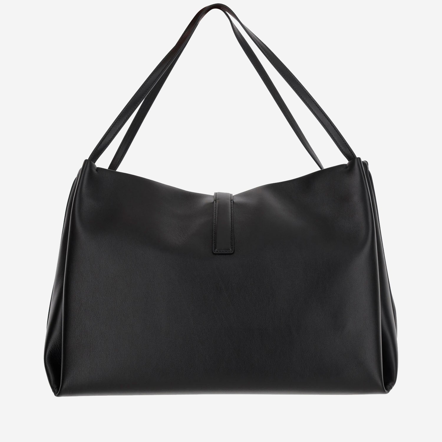 BORSA A SPALLA IN PELLE 219804 001NERONERO SALVATORE FERRAGAMO 