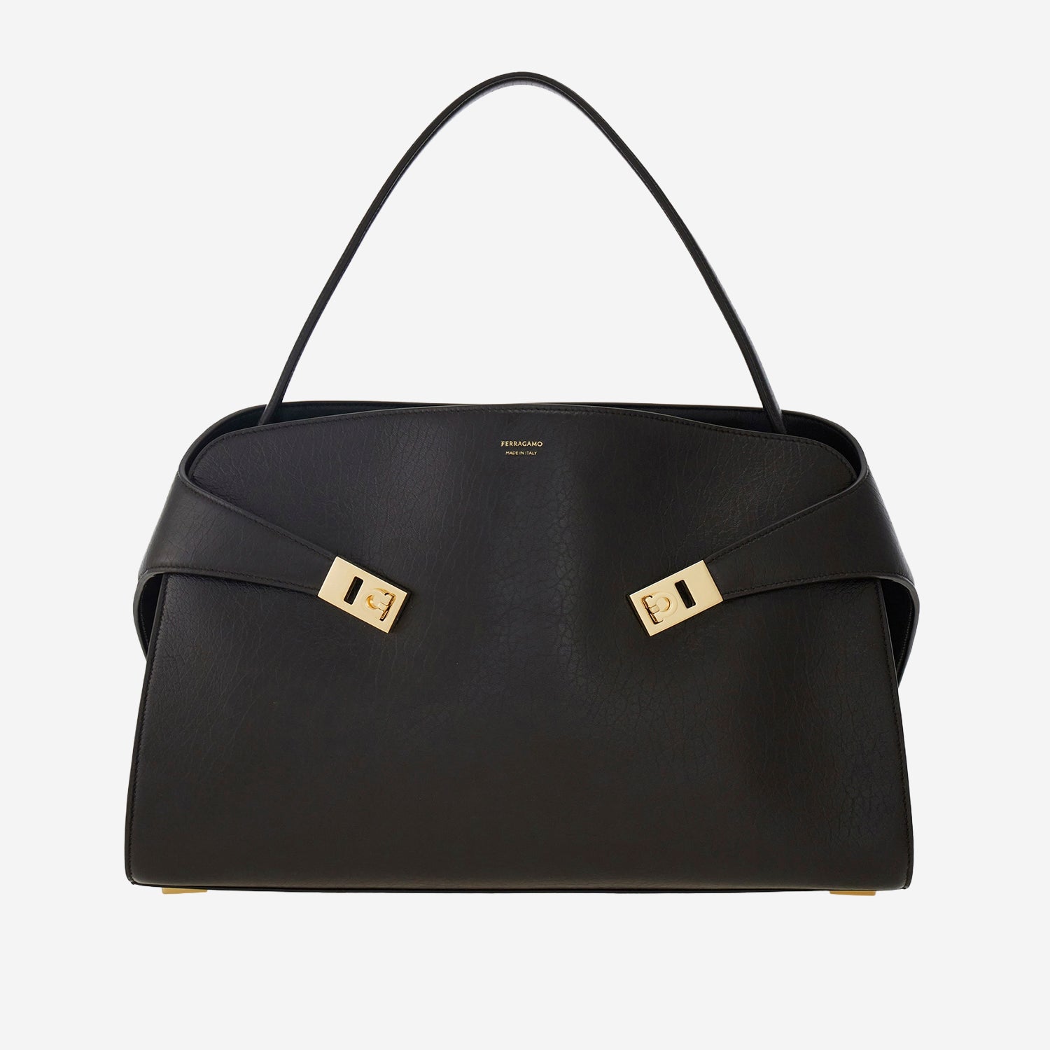 BORSA A SPALLA HUG 219816 021TESTADIMORONERO SALVATORE FERRAGAMO 