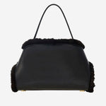 BORSA A SPALLA HUG SOFT 21A443 001NEROTESTADIMORO SALVATORE FERRAGAMO 