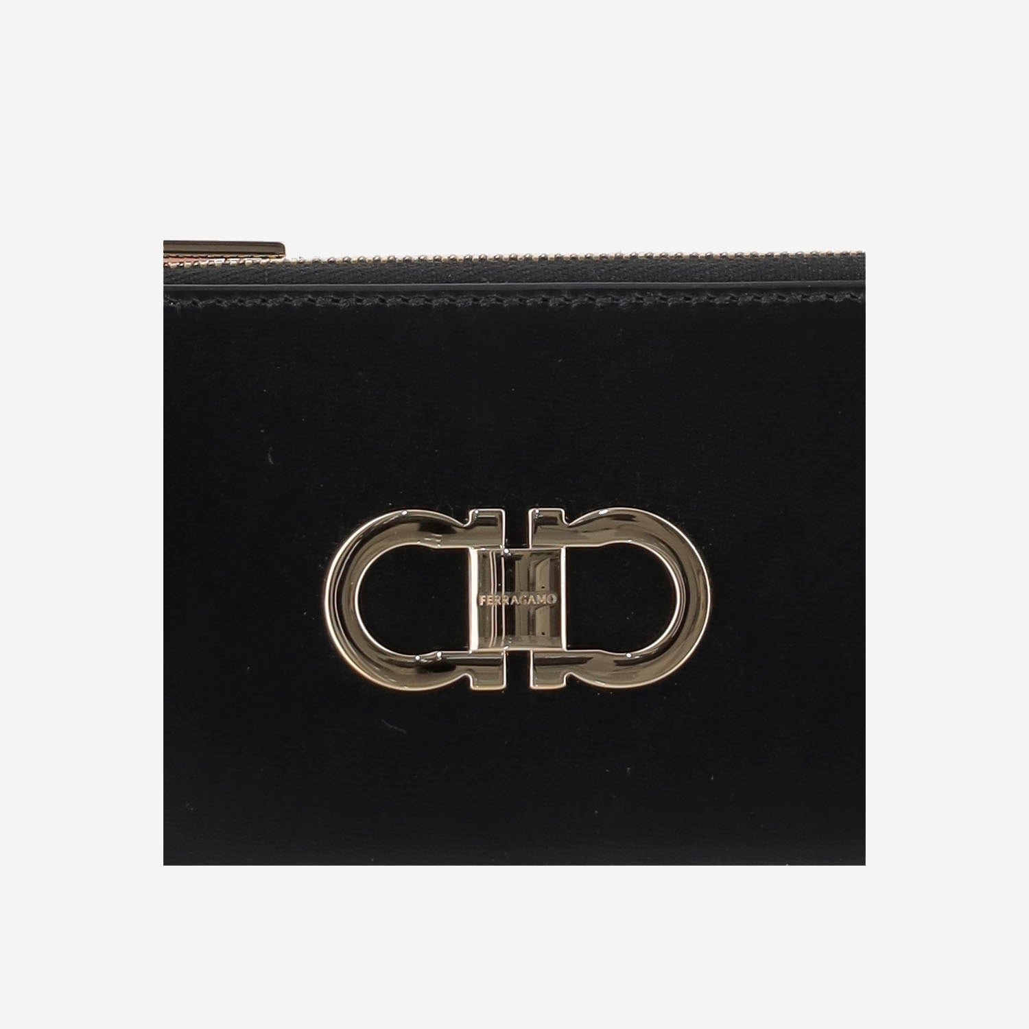 Portacarte Gancini 220629 001NEROFLAMERED SALVATORE FERRAGAMO 
