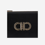 Portacarte Gancini 220629 001NEROFLAMERED SALVATORE FERRAGAMO 