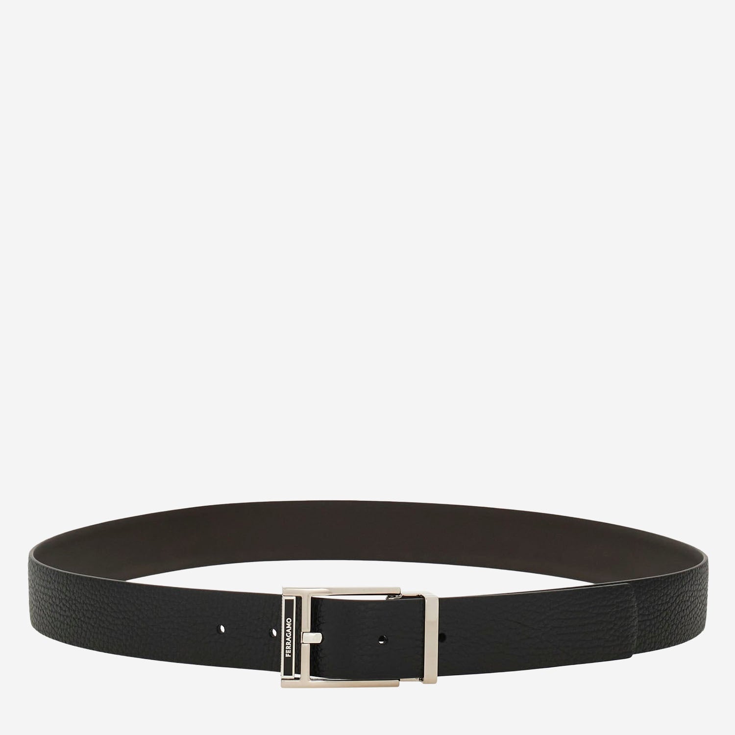 CINTURA RELIZZATA IN PELLE 670571 001NEROTESTADIMORO SALVATORE FERRAGAMO 