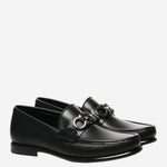 MOCASSINI IN PELLE LUCIDA AVRIL 001NERONERONERO SALVATORE FERRAGAMO 