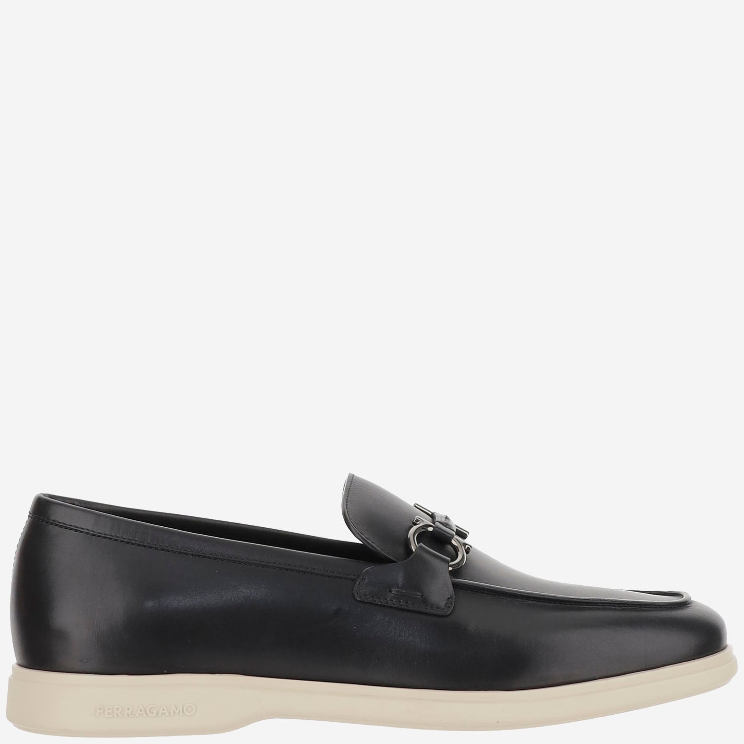 MOCASSINI GANICINI IN PELLE COSIMO 006NERONATURALENEWBISCOTTO SALVATORE FERRAGAMO 