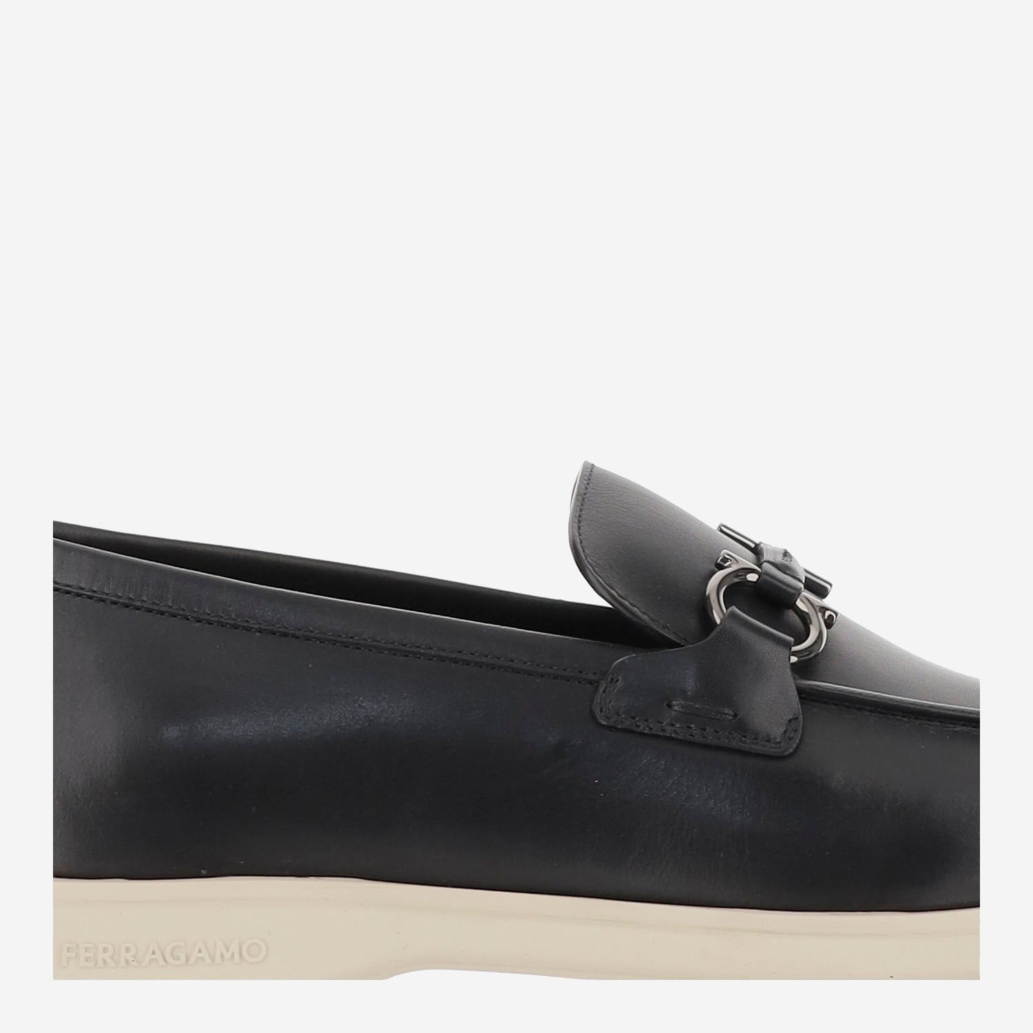 MOCASSINI GANICINI IN PELLE COSIMO 006NERONATURALENEWBISCOTTO SALVATORE FERRAGAMO 