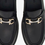 Mocassini ornamento Gancini DUGLAS 002NERONERONERO SALVATORE FERRAGAMO 