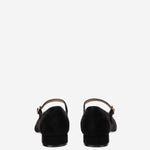 BALLERINE IN PELLE SCAMOSCIATA MARRY2 001NERONEROAMARETTI SALVATORE FERRAGAMO 
