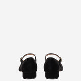 BALLERINE IN PELLE SCAMOSCIATA MARRY2 001NERONEROAMARETTI SALVATORE FERRAGAMO 