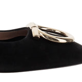 BALLERINE IN PELLE SCAMOSCIATA MARRY2 001NERONEROAMARETTI SALVATORE FERRAGAMO 