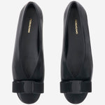 BALLERINE FIOCCO IN PELLE VANNAI 001NERO SALVATORE FERRAGAMO 