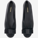 BALLERINE FIOCCO IN PELLE VANNAI 001NERO SALVATORE FERRAGAMO 
