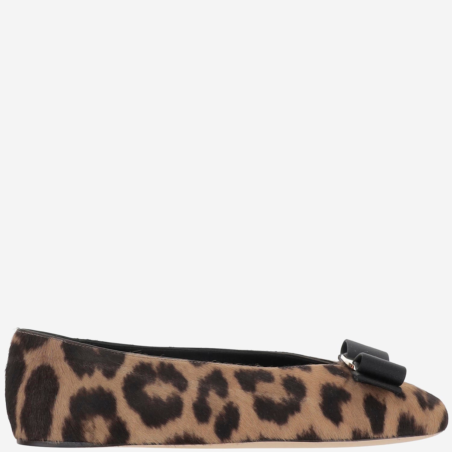 BALLERINE FIOCCO VARA VANNAP 001NATURALENERO600NERO SALVATORE FERRAGAMO 