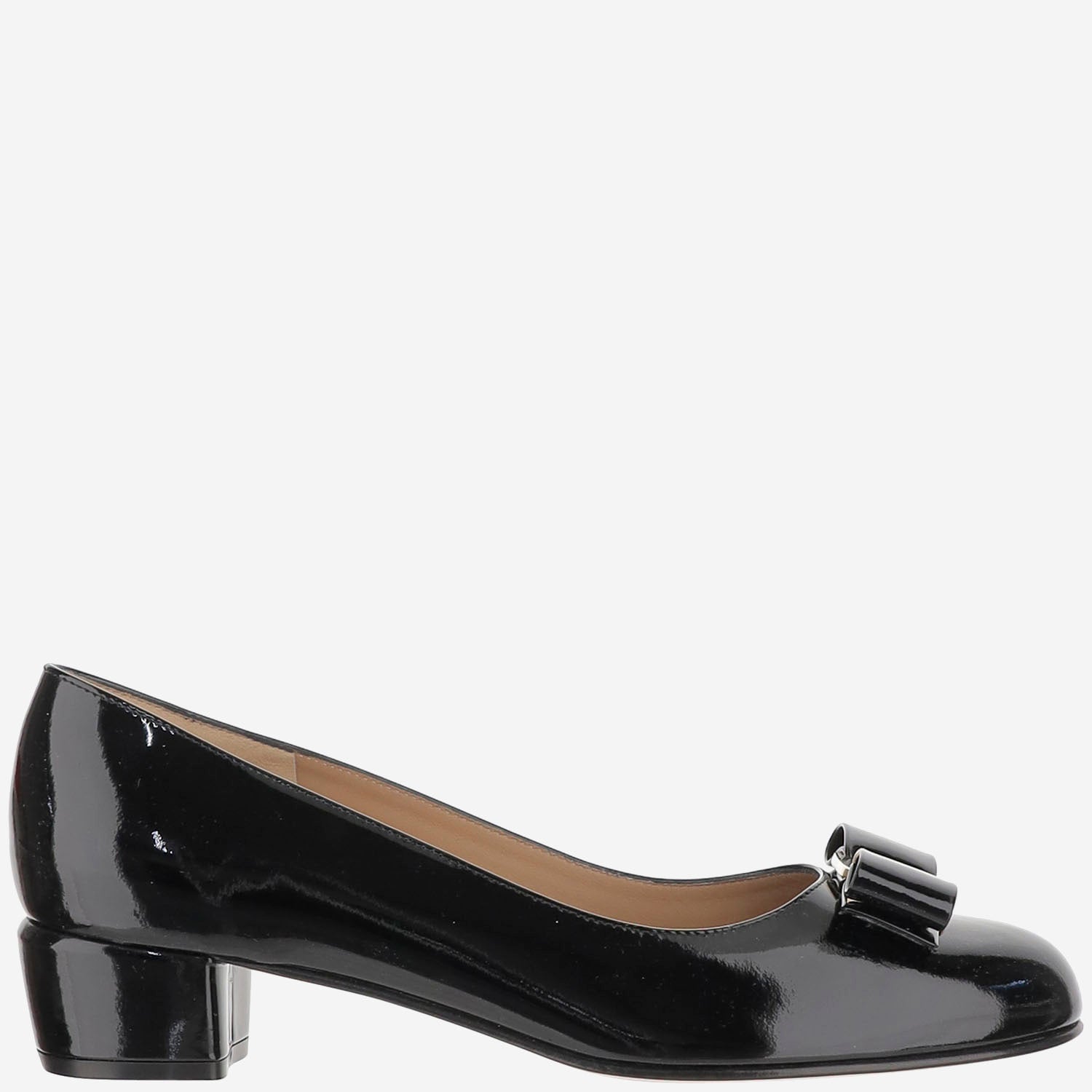 DÉCOLLETÉ VARA IN PELLE LUCIDA VARA1 216NERO SALVATORE FERRAGAMO 