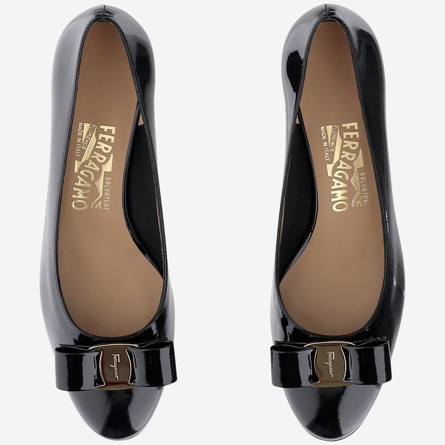 DÉCOLLETÉ VARA IN PELLE LUCIDA VARA1 216NERO SALVATORE FERRAGAMO 