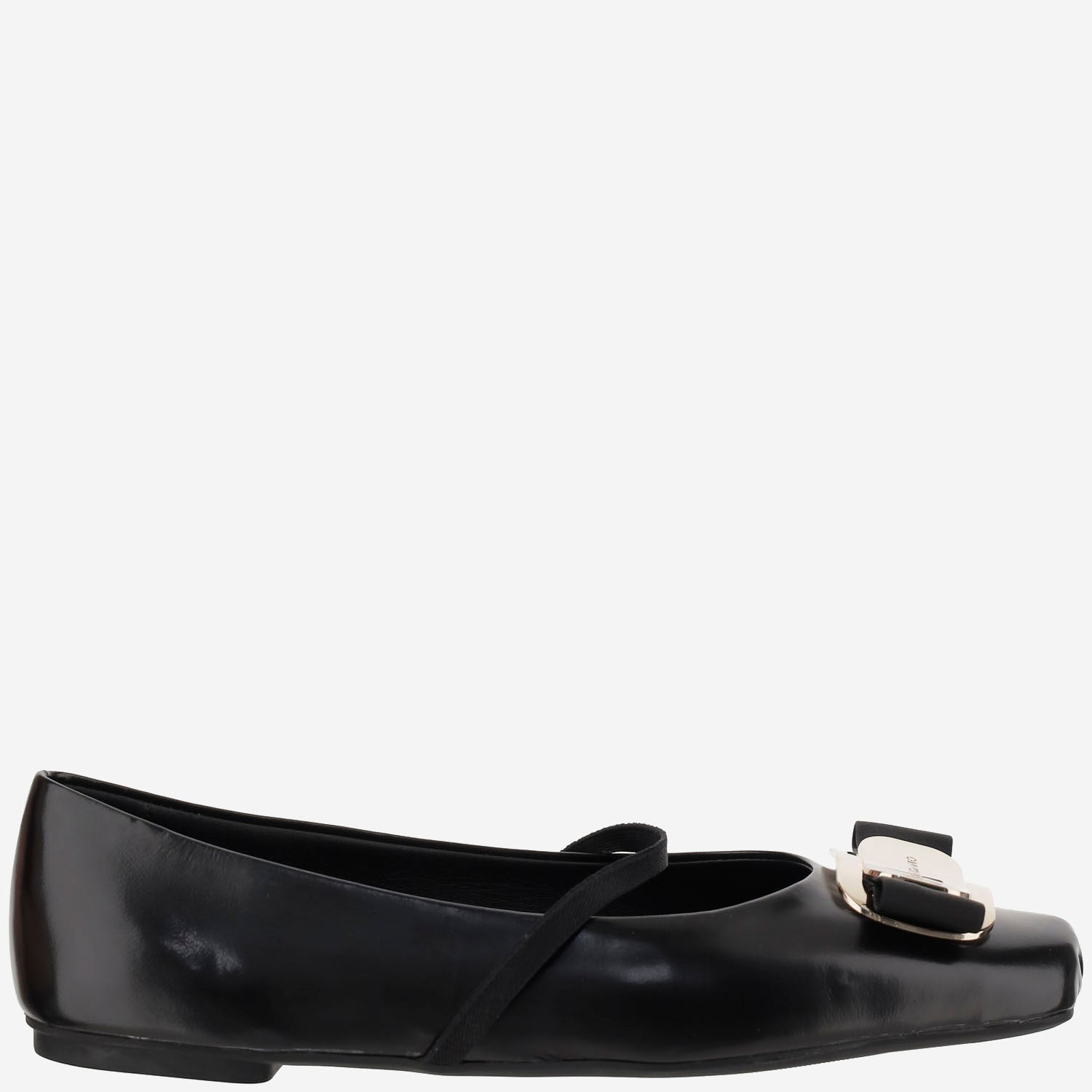 BALLERINE NEW VARA PLATE ZINA 005NERONERONERO SALVATORE FERRAGAMO 