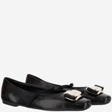 BALLERINE NEW VARA PLATE ZINA 005NERONERONERO SALVATORE FERRAGAMO 