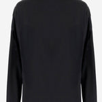 MAGLIA ANAPOLIS IN SETA E COTONE 10452K704 BLK THE ROW 